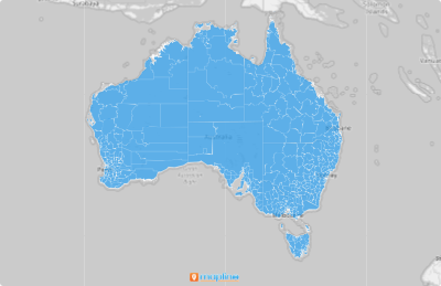 Map of Australia Local Government Areas