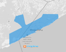 Map of Somalia City Districts