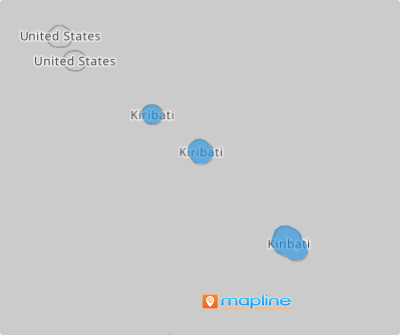 Map of Kiribati Island Councils
