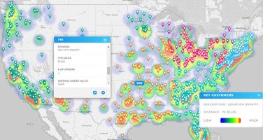 You have the power to create an instant customer maps that keep tabs on sales activities in real-time, 24/7!