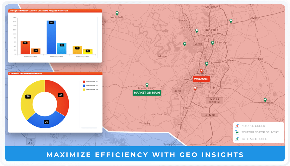 Optimize pickup and delivery efficiency with Mapline