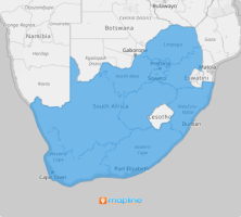 Map of South Africa Provinces