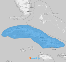 Map of Cuba provinces