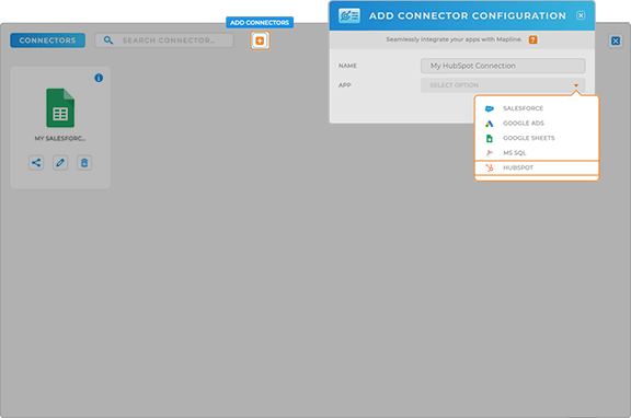 Integrate Hubspot with Mapline