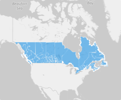 Map of Canada Agricultural Regions