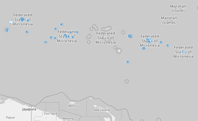 Map of Micronesia Municipalities