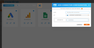 Seamlessly connect Bing Ads to your Mapline account