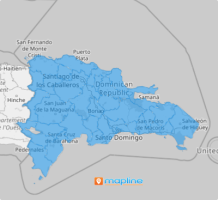 Map of Dominican Republic provinces