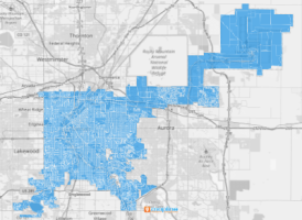 Map of U.S. blocks