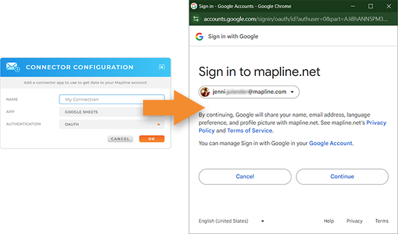 Connect Google Sheets with Mapline in seconds