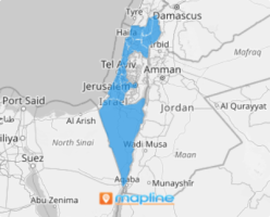 Map of Israel subdistricts