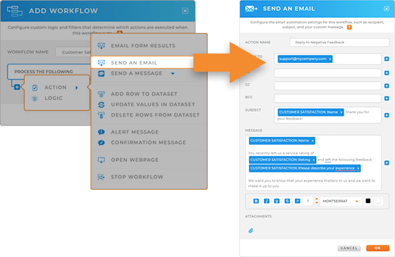 Automate customer experience management