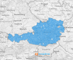 Map of Austria Municipalities