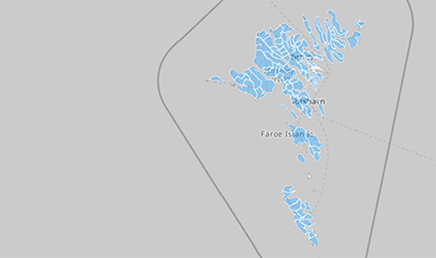 Map of Faroe Islands Villages