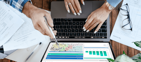 Visualize market penetration and other key metrics with mapline's data mapping software