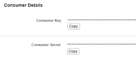 Salesforce Consumer Details
