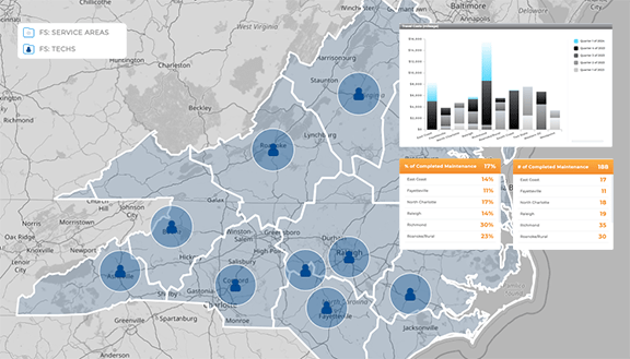 Geospatial analytics for logistics teams