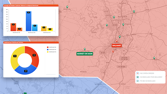 Geospatial analytics for logistics teams