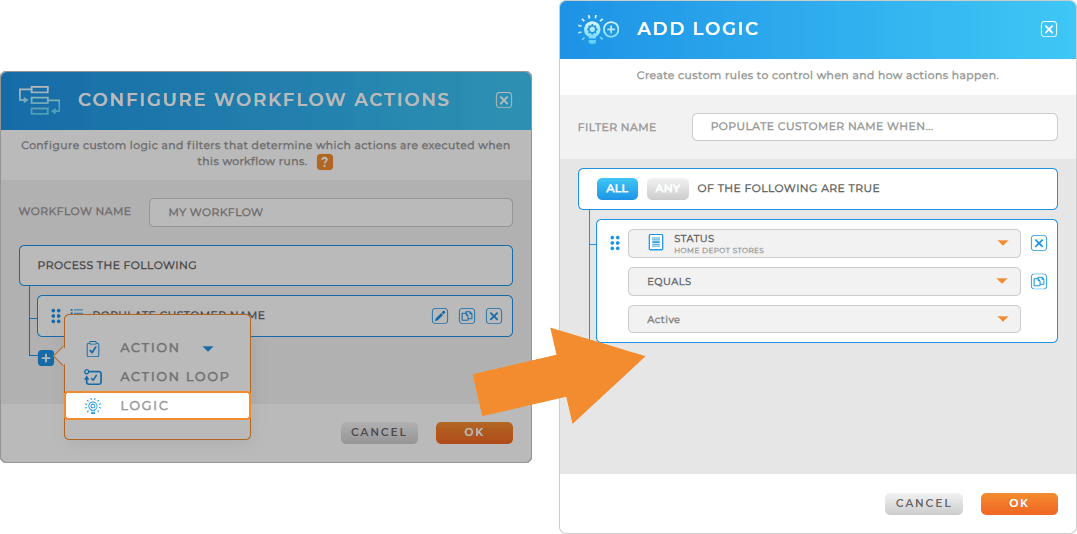 Workflows: Populate Variable